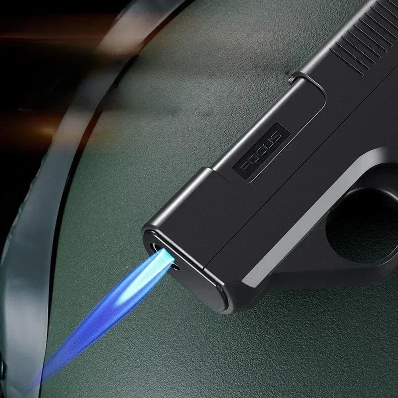 Premium 3-in-1 Torch Lighter with Cigarette Holder & LED Flashlight | Powerful Windproof Flame | BUY 1 GET 1 FREE