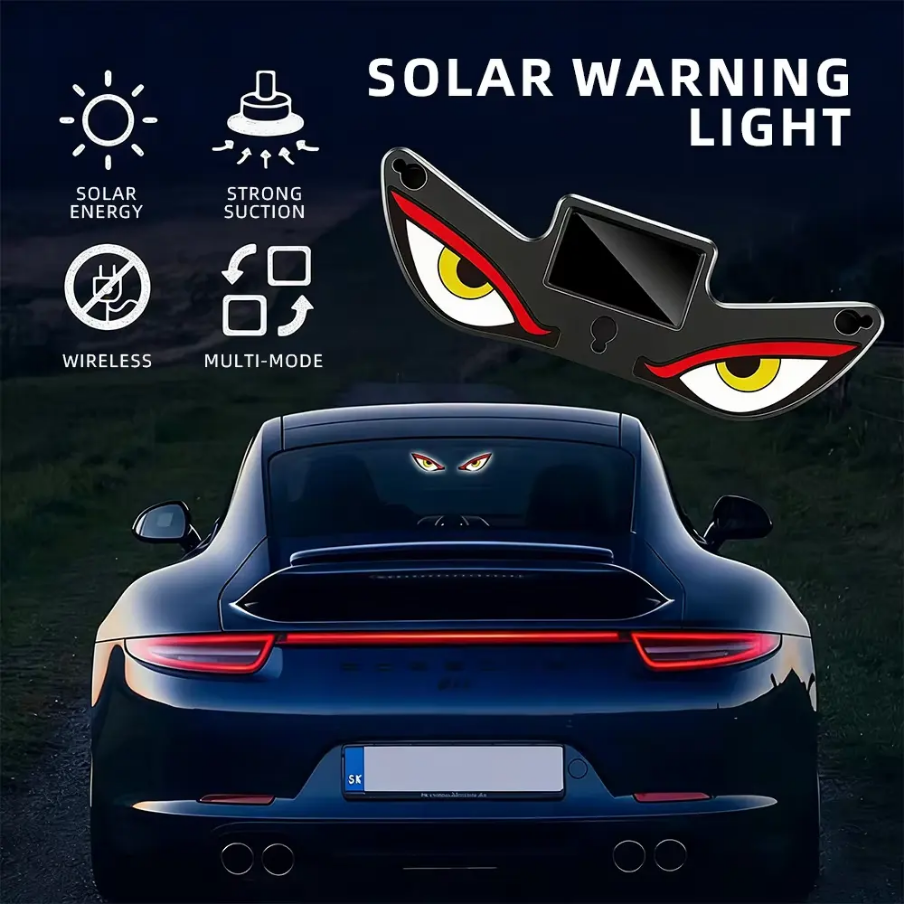 Solar Rechargeable LED Devil Eye Window Light